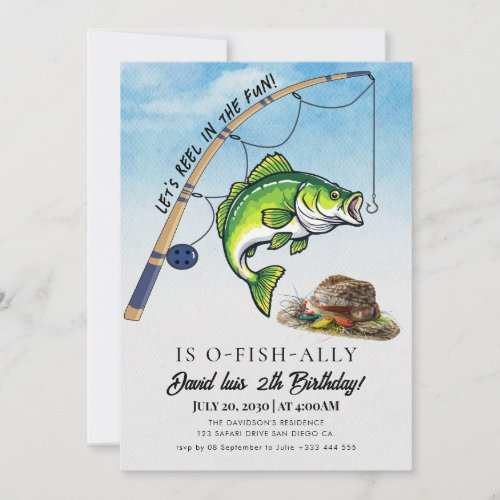 fishing  Birthday