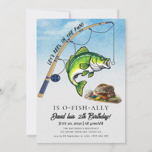 fishing Birthday Invitation