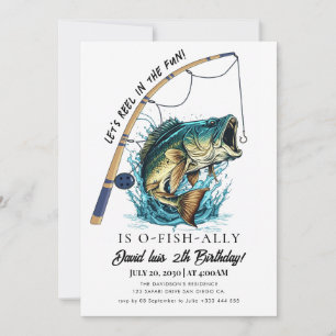 fishing  Birthday Invitation