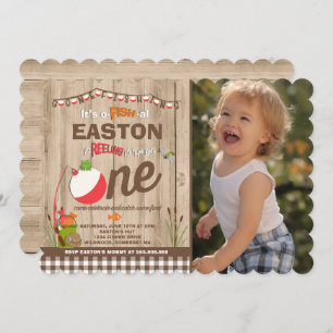 Fishing Birthday Invitation O-Fish-Ally One Party