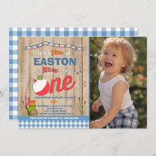 Fishing Birthday Invitation O-Fish-Ally One Party