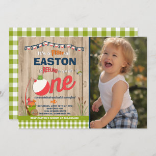 Fishing Birthday Invitation O-Fish-Ally One Party