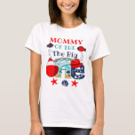 Fishing birthday mommy of the Birthday Boy T-Shirt<br><div class="desc">Celebrate birthday with this special t-shirt,  personalized design</div>