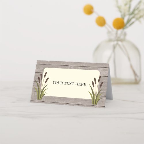 Fishing Birthday or Baby Shower Table Tent Sign Place Card