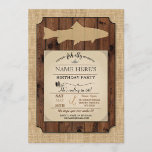 FISHING ROD HEART HOOK INVITATION