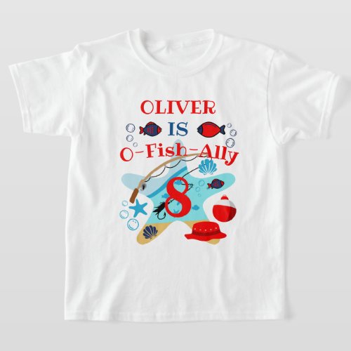 Fishing Birthday shirt O_Fish_Ally
