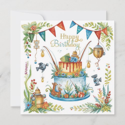 Fishing birthday themed hooked on fun 