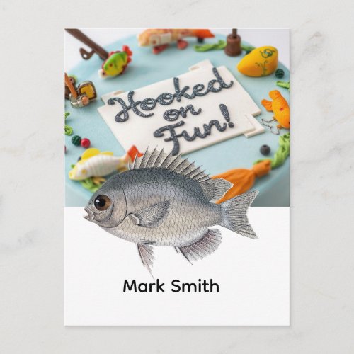 Fishing birthday themed hooked on fun 