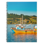 Fishing Boat at Lake, Chiloe, Chile Notebook Fishing Boat at Lake, Chiloe, Chile Notebook