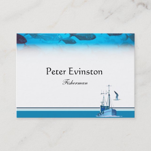 Fishing Boat Business Card (Front)