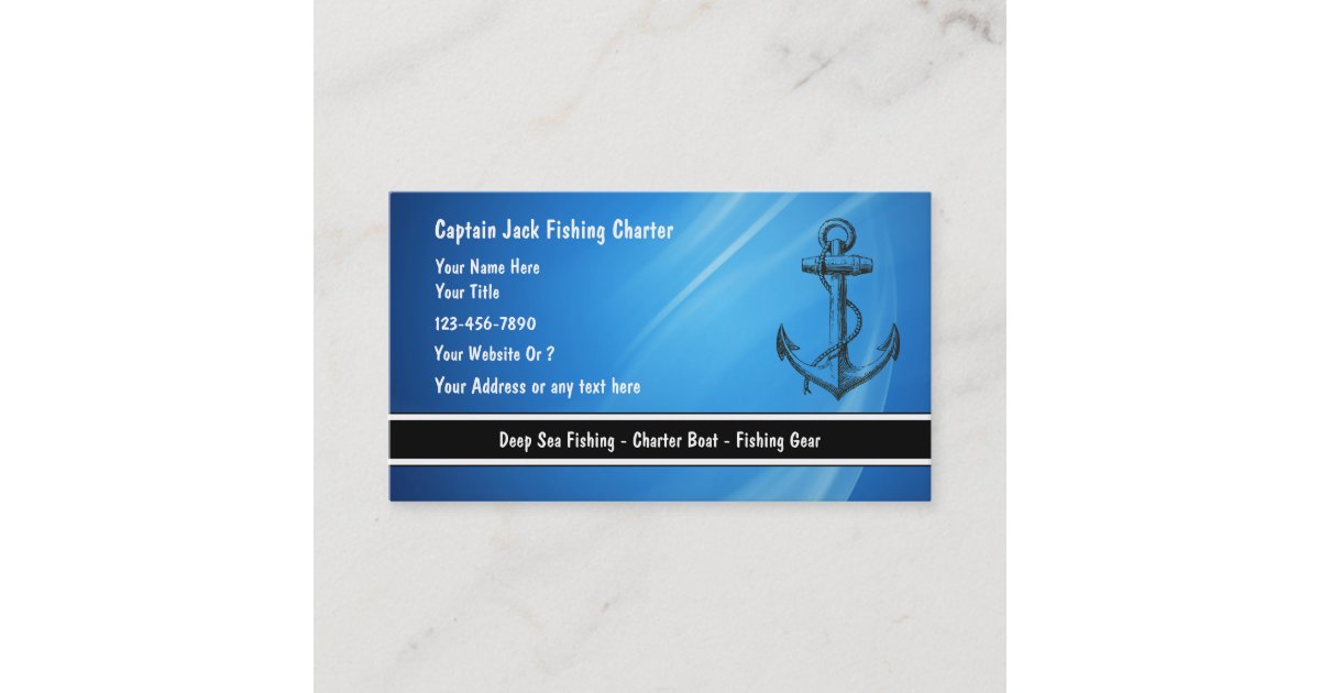  Fishing Boat Business Cards Zazzle.com