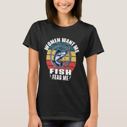 Fishing Boat Captain Worker Officer Women Want Me  T_Shirt