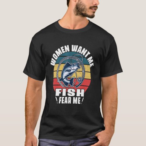 Fishing Boat Captain Worker Officer Women Want Me  T_Shirt