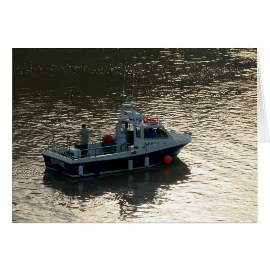 Fishing Boat, Cardiff Bay Cards (Front Horizontal)