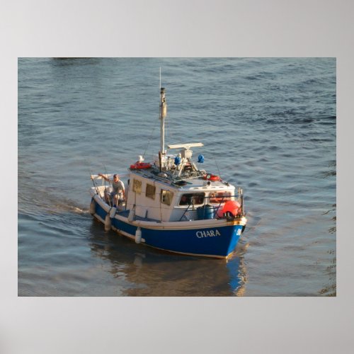 Fishing Boat Cardiff Bay Poster