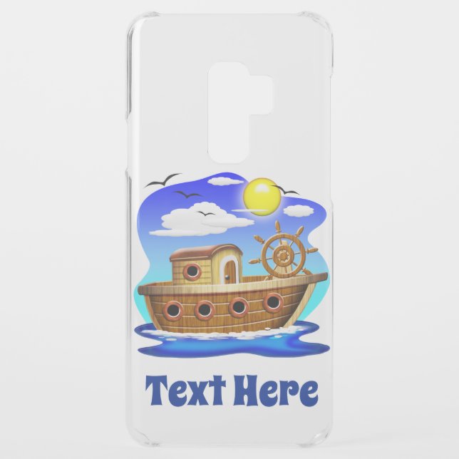 Fishing Boat Cartoon  Uncommon Samsung Galaxy Case (Back)