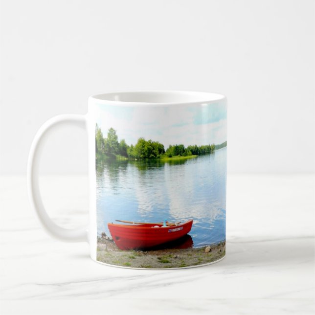 Fishing boat Coffee Mug (Left)