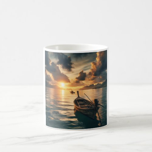 fishing boat coffee mug