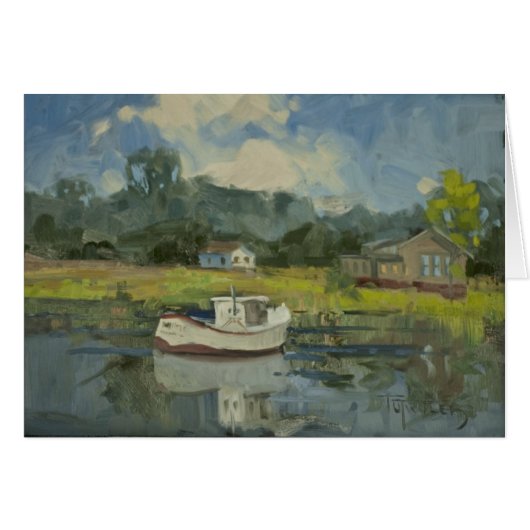 Fishing Boat in the Salt Marshes (Front Horizontal)