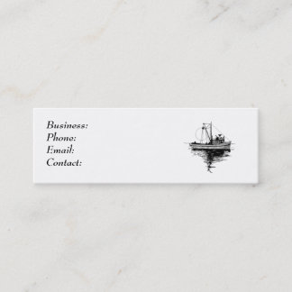Fishing Boat Mini Business Card
