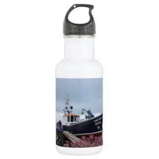 Fishing Boat Moss Rose Stainless Steel Water Bottle