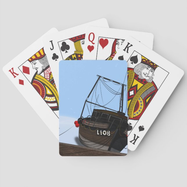 Fishing Boat Poker Cards (Back)