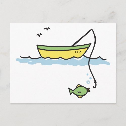 Fishing Boat Postcard