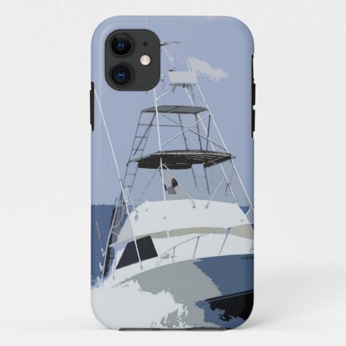 Fishing Boat Rendering iPhone 11 Case