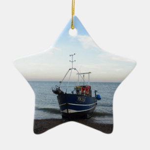 Fishing Boat RX256 Girl Kayla Ceramic Ornament