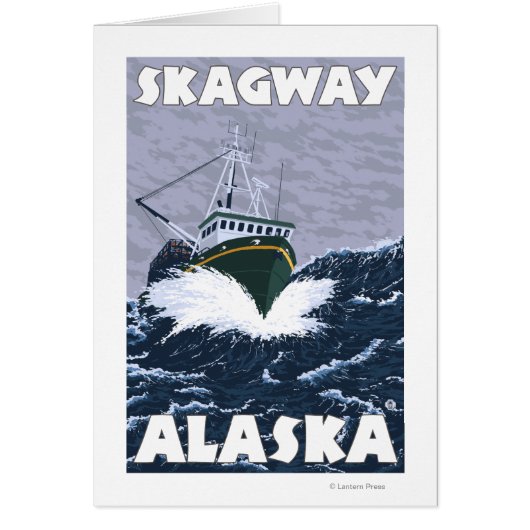 Fishing Boat Scene - Skagway, Alaska (Front)