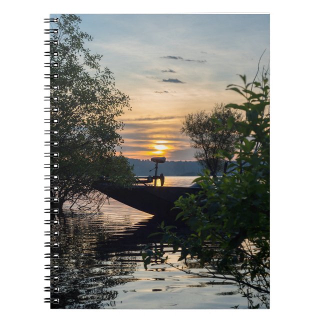 Fishing Boat Sunrise Notebook (Front)