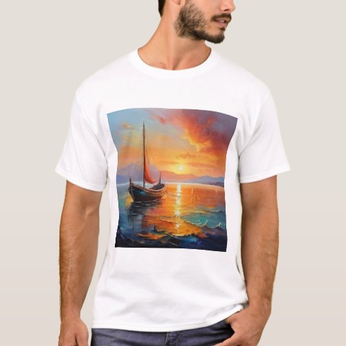 Fishing boat T_Shirt