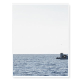 Fishing Boat Temporary Tattoos