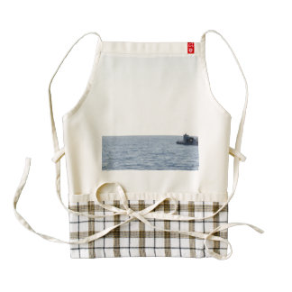 Fishing Boat Zazzle HEART Apron