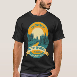 Fishing Boating Camping Lake Vacation Dutch Spring T-Shirt