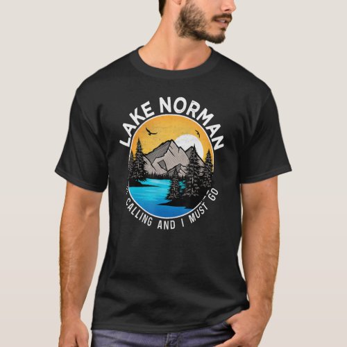 Fishing Boating Camping   Lakeview Lake Norman T_Shirt