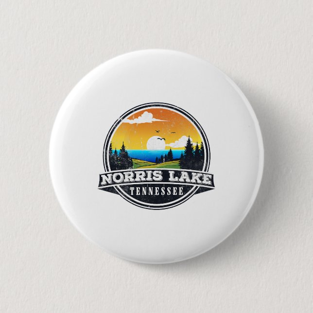 Fishing Boating Camping - Lakeview Norris Lake  Button (Front)