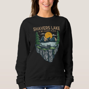 Fishing Boating Camping  My Happy Place Shavers La Sweatshirt