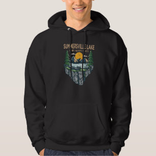 Fishing Boating Camping My Happy Place Summersvil Hoodie