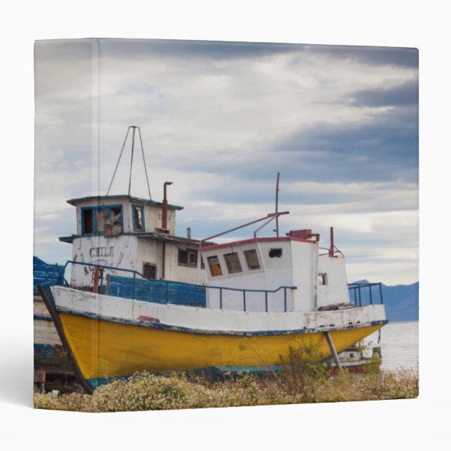 Fishing boats 3 ring binder (Front/Spine)