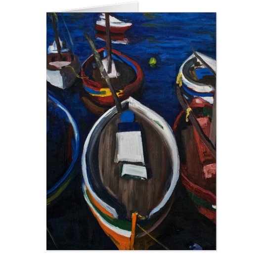 Fishing Boats at Sète Cards (Front)