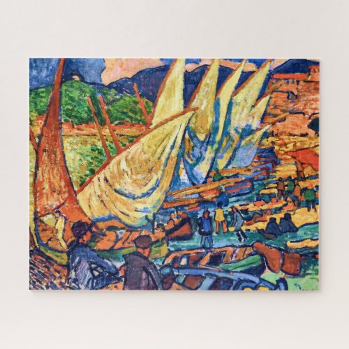 Fishing Boats Collioure  Andre Derain  Jigsaw Puzzle