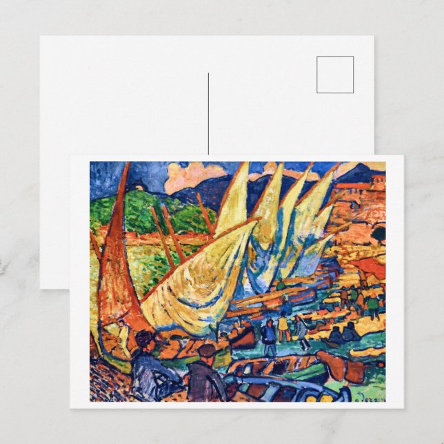 Fishing Boats, Collioure | Andre Derain | Postcard (Front/Back)