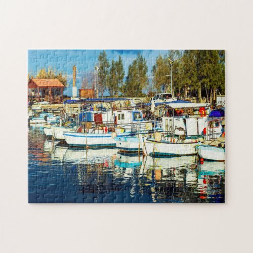 Fishing Boats Cyprus Jigsaw Puzzle
