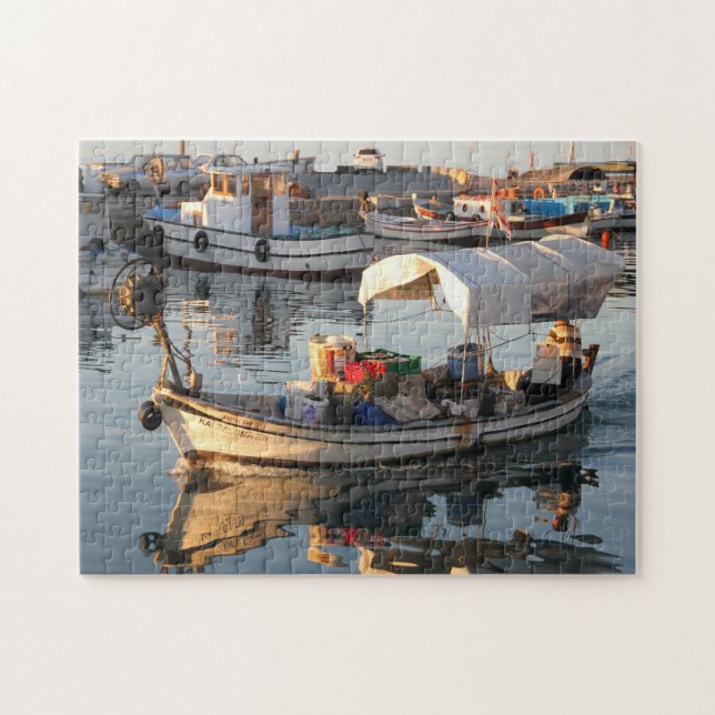 Fishing Boats Cyprus. Jigsaw Puzzle (Horizontal)