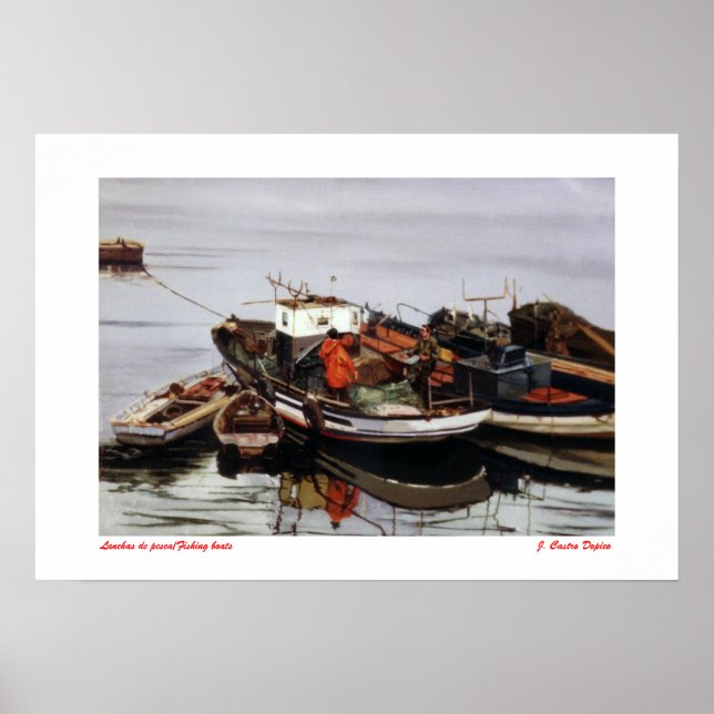 Fishing boats/Fishing boats Poster (Front)