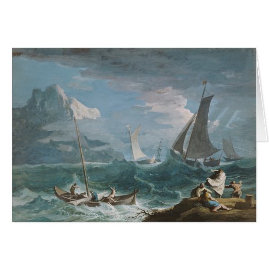 Fishing Boats in a Storm (Front Horizontal)