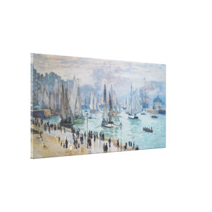 Fishing Boats Leaving the Harbor   Claude Monet Canvas Print