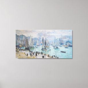 Fishing Boats Leaving the Harbor   Claude Monet Canvas Print