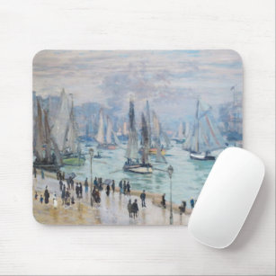 Fishing Boats Leaving the Harbor   Claude Monet Mouse Pad